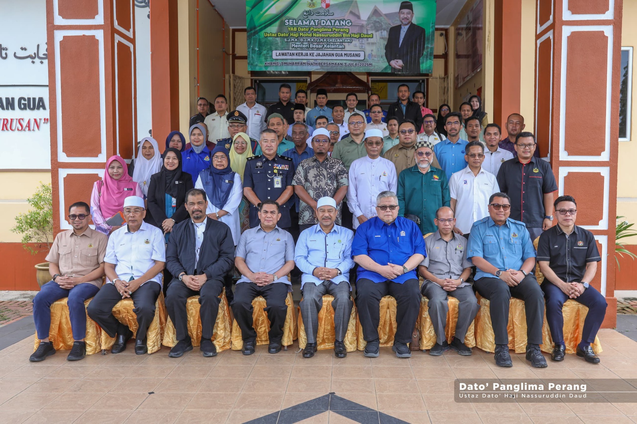 LAWATAN KERJA RASMI MENTERI BESAR KELANTAN KE JAJAHAN GUA MUSANG