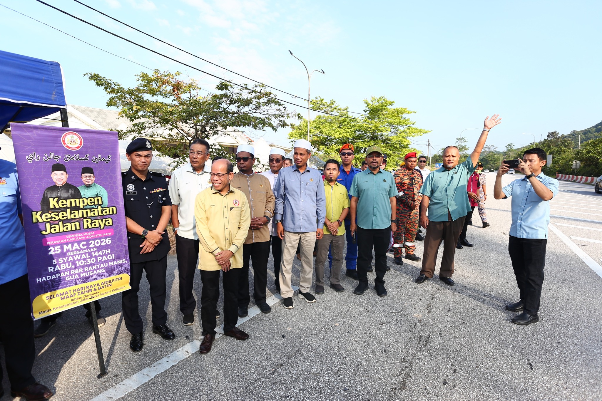 KEMPEN KESELAMATAN JALAN RAYA SEMPENA MUSIM PERAYAAN AIDILFITRI GUA MUSANG 1447H/2026M