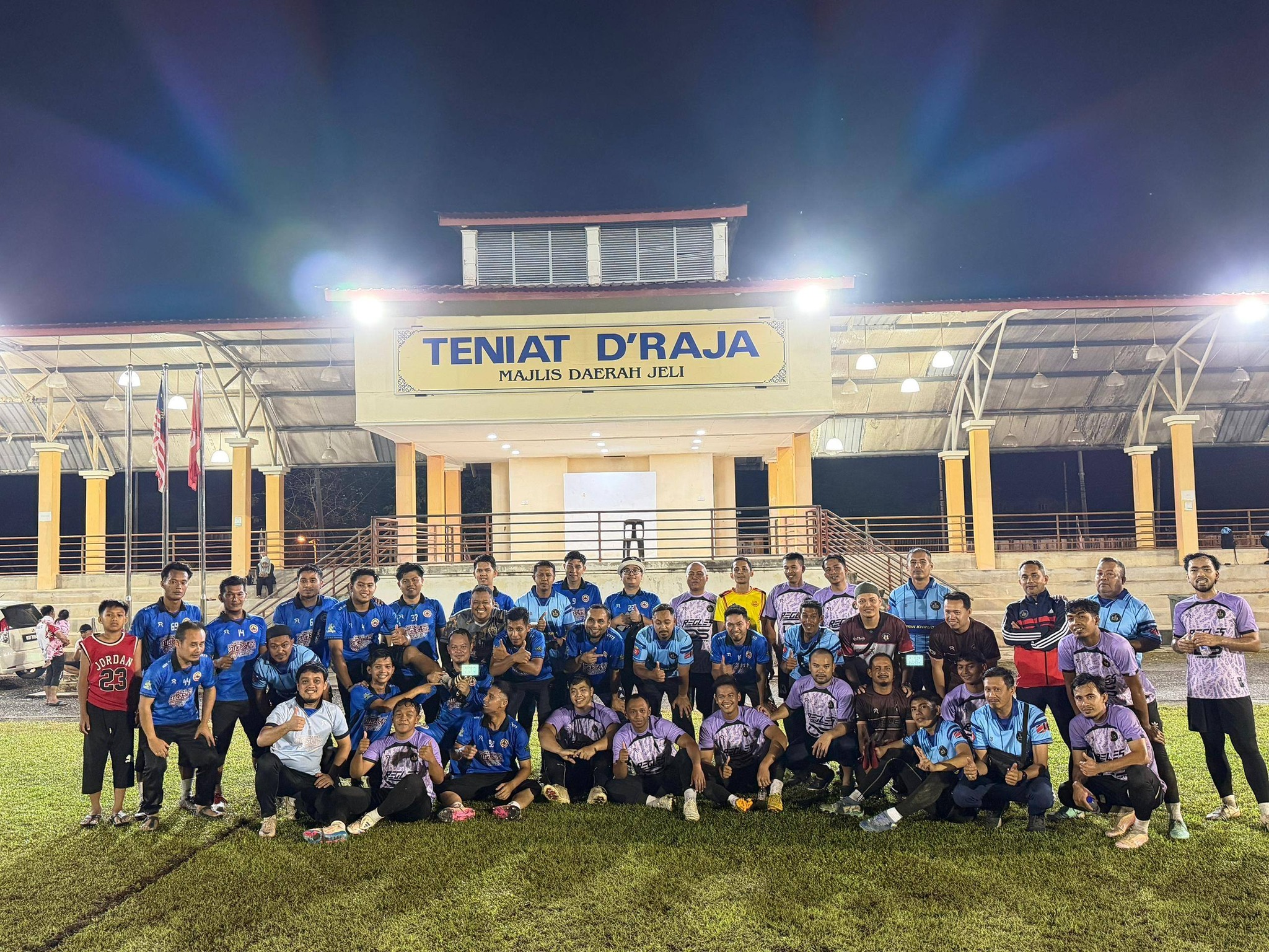 PERLAWANAN BOLASEPAK PERSAHABATAN MD GUA MUSANG vs MD JELI 